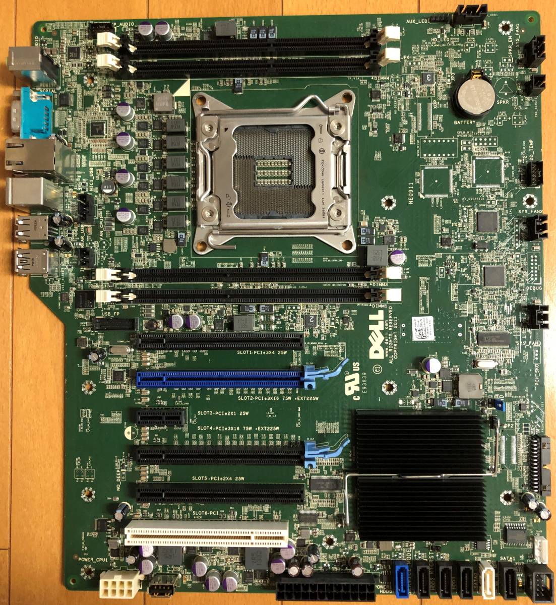 DELL PRECISION T3600 マザーボード 08HPGT LGA2011 BIOS A18 の落札情報詳細 ヤフオク落札価格