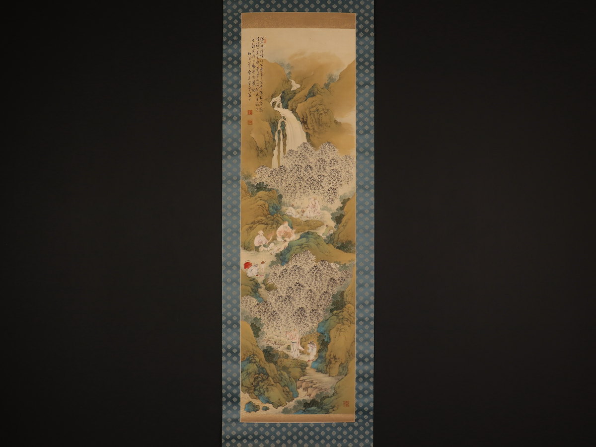 模写 11周年記念一円スタート 伝来 Mz3060 後藤秋崖 竹林七賢図 深行晴浮煙 共箱 岐阜の人 田近竹邨師事 の落札情報詳細 ヤフオク落札価格情報 オークフリー スマートフォン版