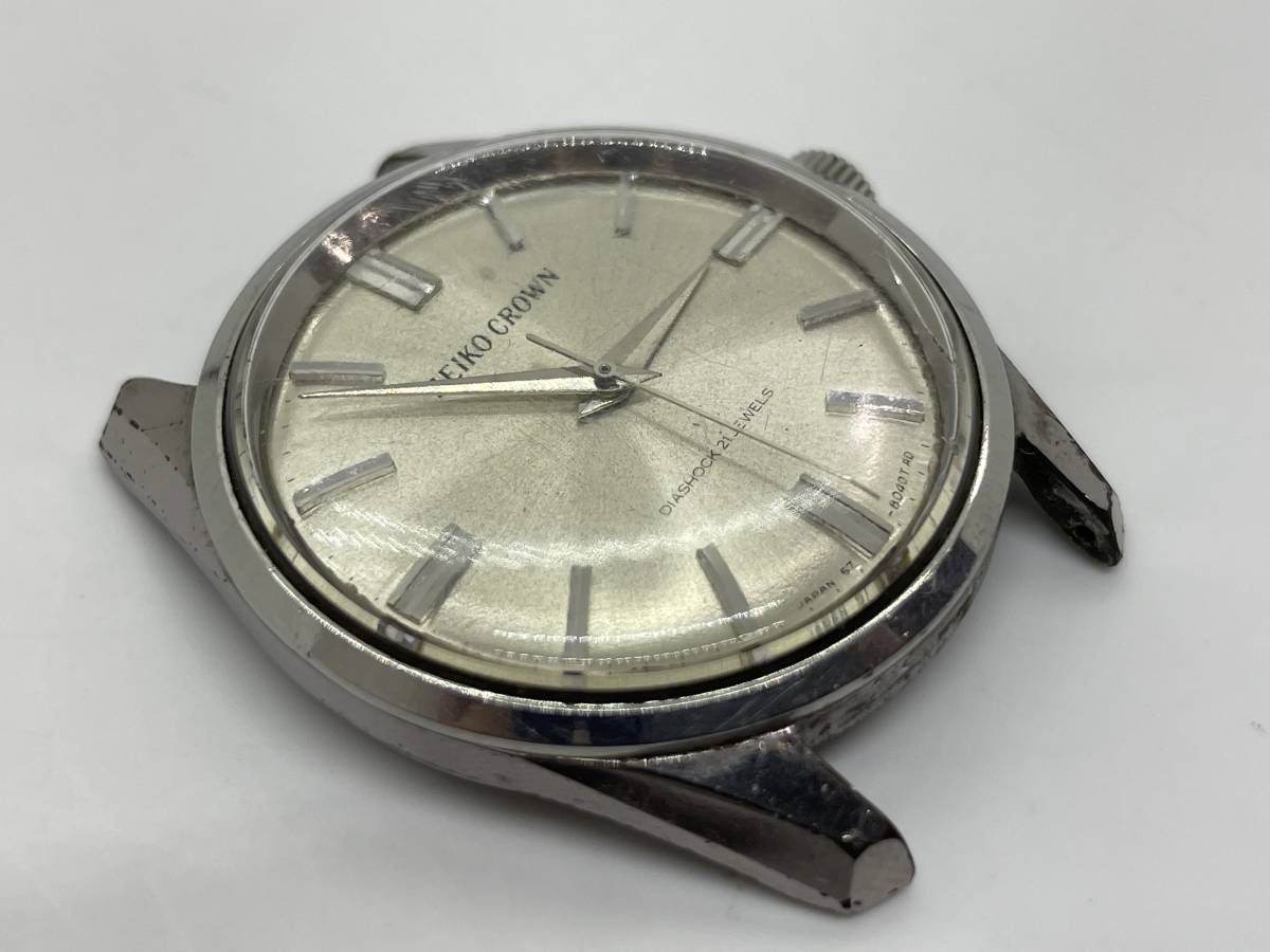 12334】SEIKO CROWN 57-8010 タツノオトシゴ メンズ 手巻き 腕時計 21