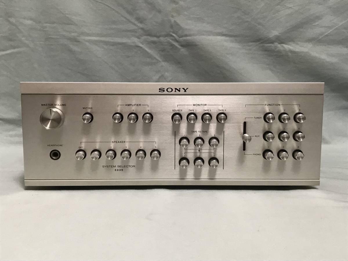 SONY オーディオ システム セレクタASS-3335 Sony ASS-3335 System Selector From Japan Used Confirmed