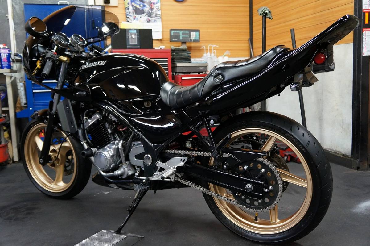 17419 カワサキ ZR250A バリオス (A4)'94 純正 タンデムバー Yahoo!オークション - カワサキ バリオス２５０ ＺＲ２５０Ａ 格安車