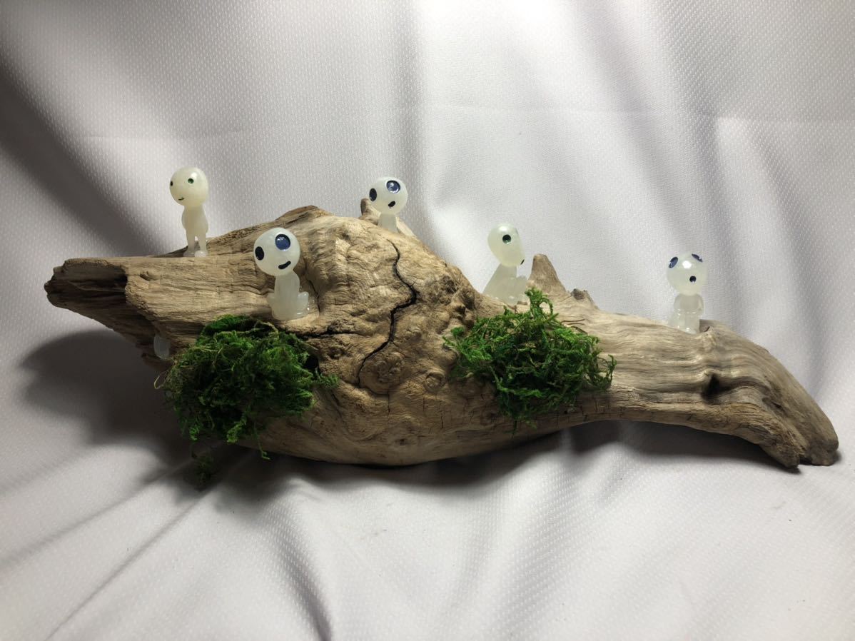 新品 こだま風フィギュア6体と流木セット テラリウム ジブリ となりのトトロ 置物 アクアリウム 園芸 もののけ姫 の落札情報詳細 ヤフオク落札価格情報 オークフリー スマートフォン版