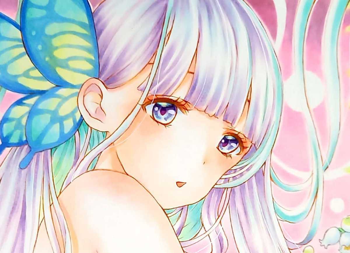 オリジナル手書きイラスト Secret Garden サイズ一点物 原画 水彩紙 再出品 の落札情報詳細 ヤフオク落札価格情報 オークフリー スマートフォン版