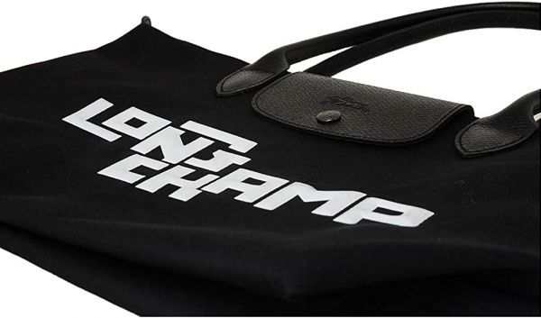 ロンシャン トートバック ル プリアージュ LGPスタンプ ブラック A4可  