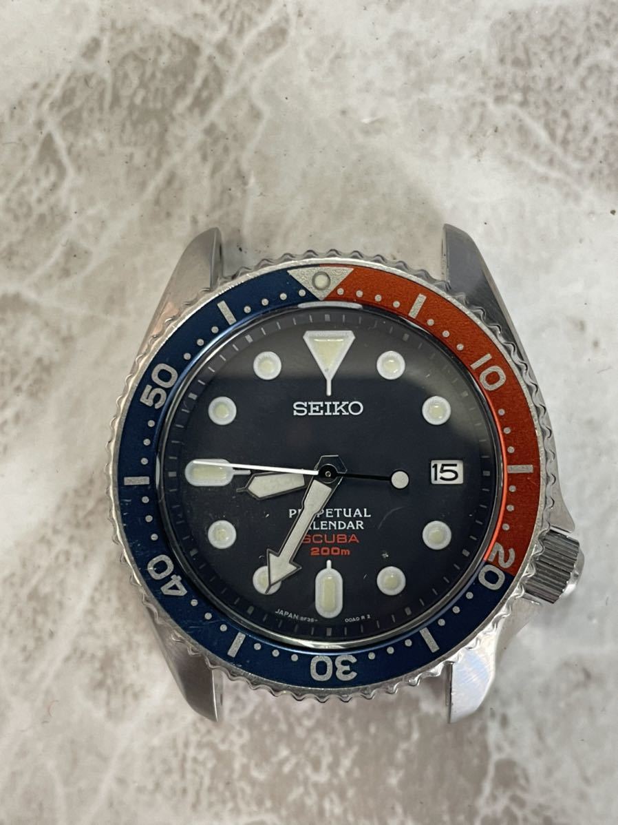 セイコー ピピン 限定色ボルドー パーペチュアルカレンダー スキューバ
