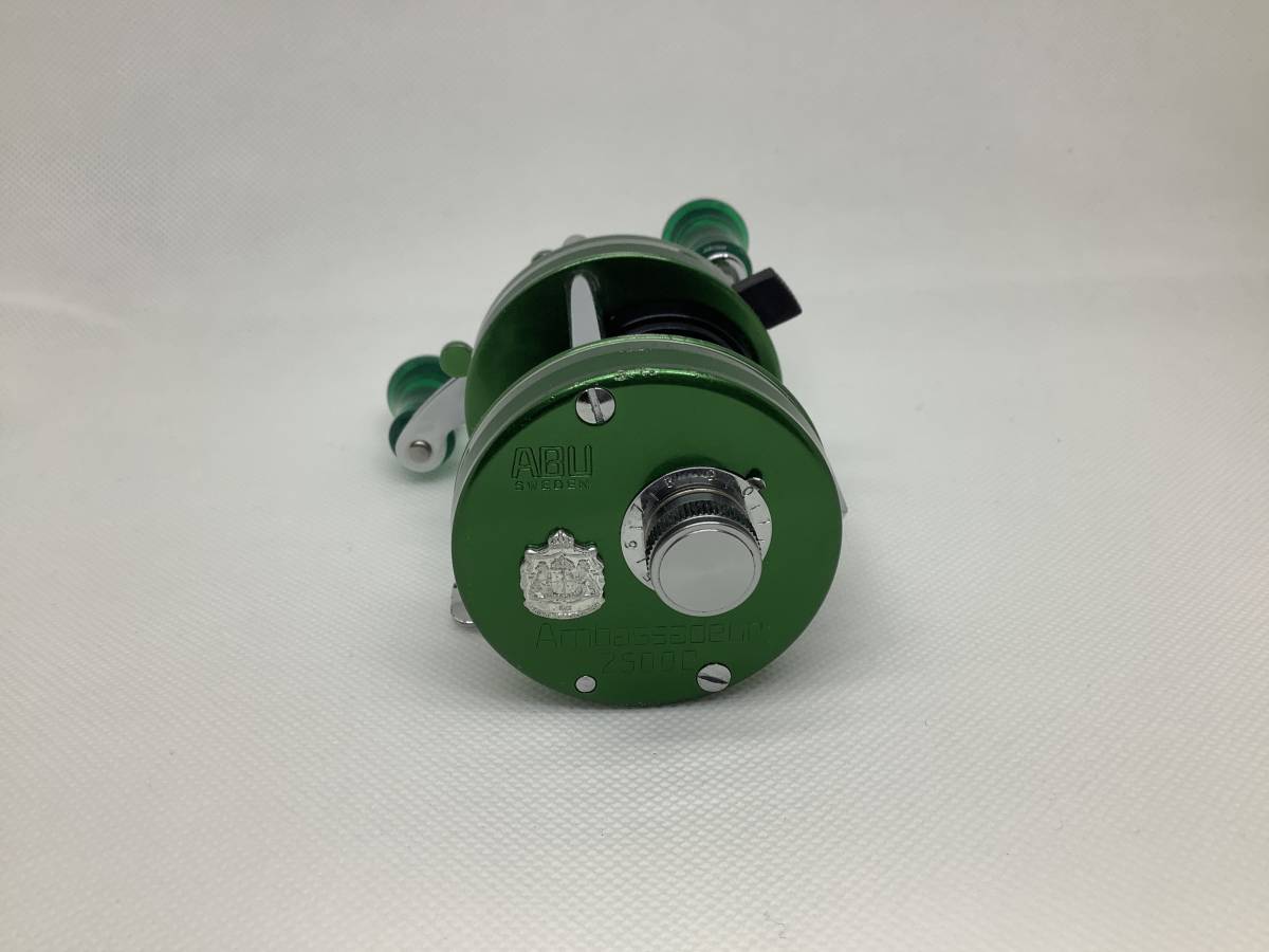 アンバサダー2500C グリーン 070007 カスタム 傷や汚れあり】アブ