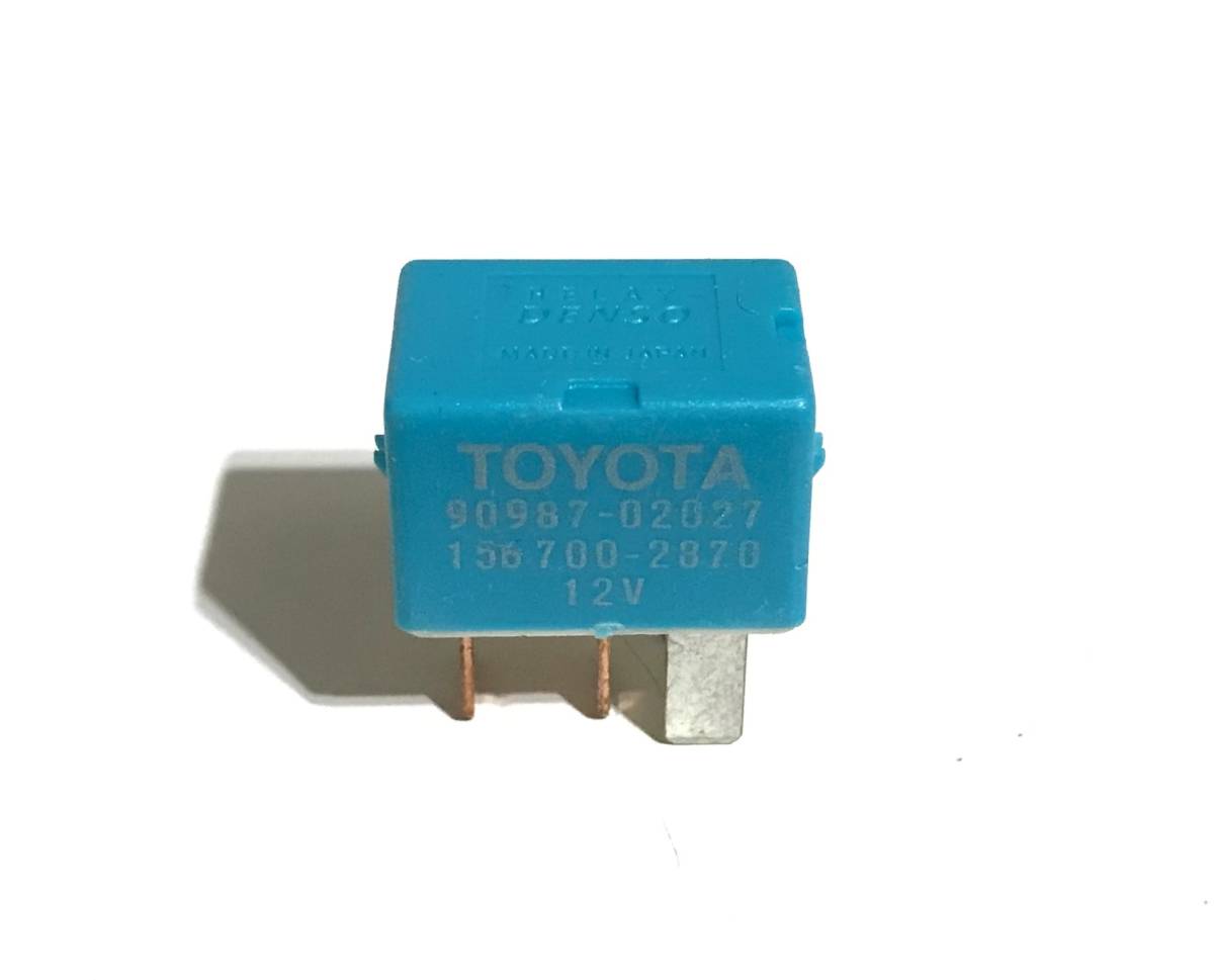 【未使用】★送料120円 複数購入OK 新品 トヨタ 純正 RELAY 12V 20A リレー トヨタ 9098702027 DENSO