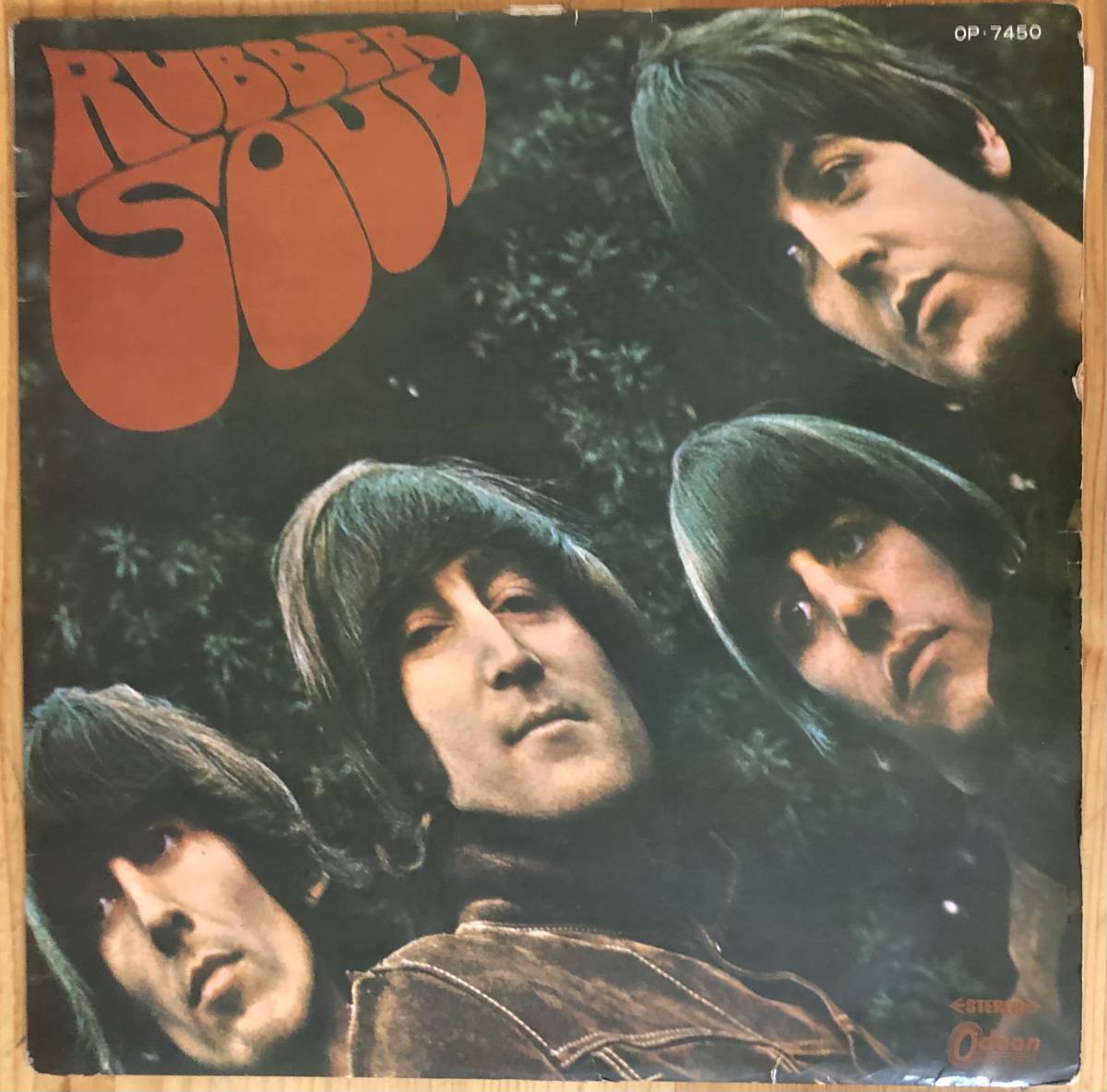 【目立った傷や汚れなし】赤盤LP ビートルズ THE BEATLES Rubber Soul ラバーソウル Red Vinyl OP7450