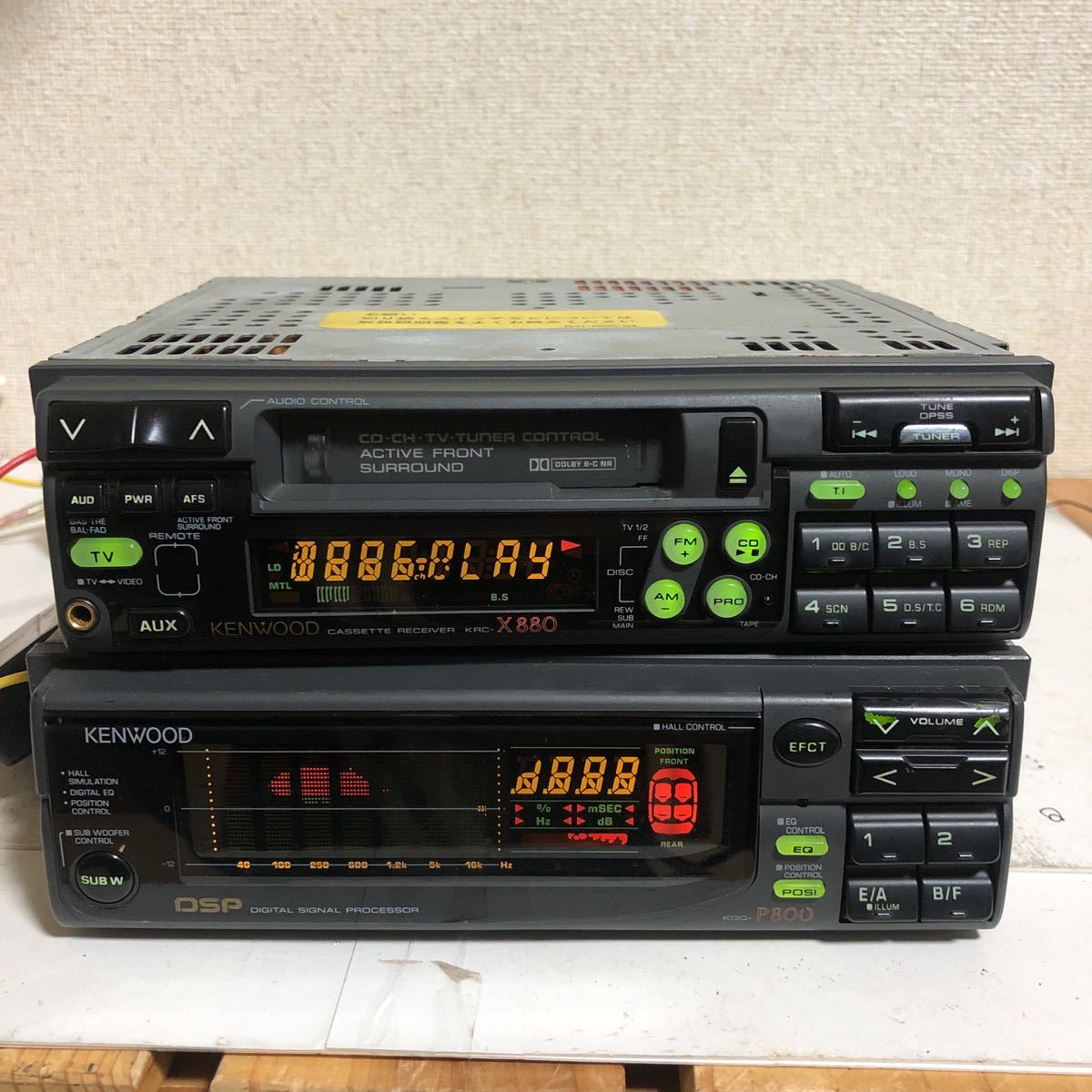 2025春大特価セール！ KENWOOD カセットデッキイコライザー KGC-770 KRC-X880 ラジオ・コンポ
