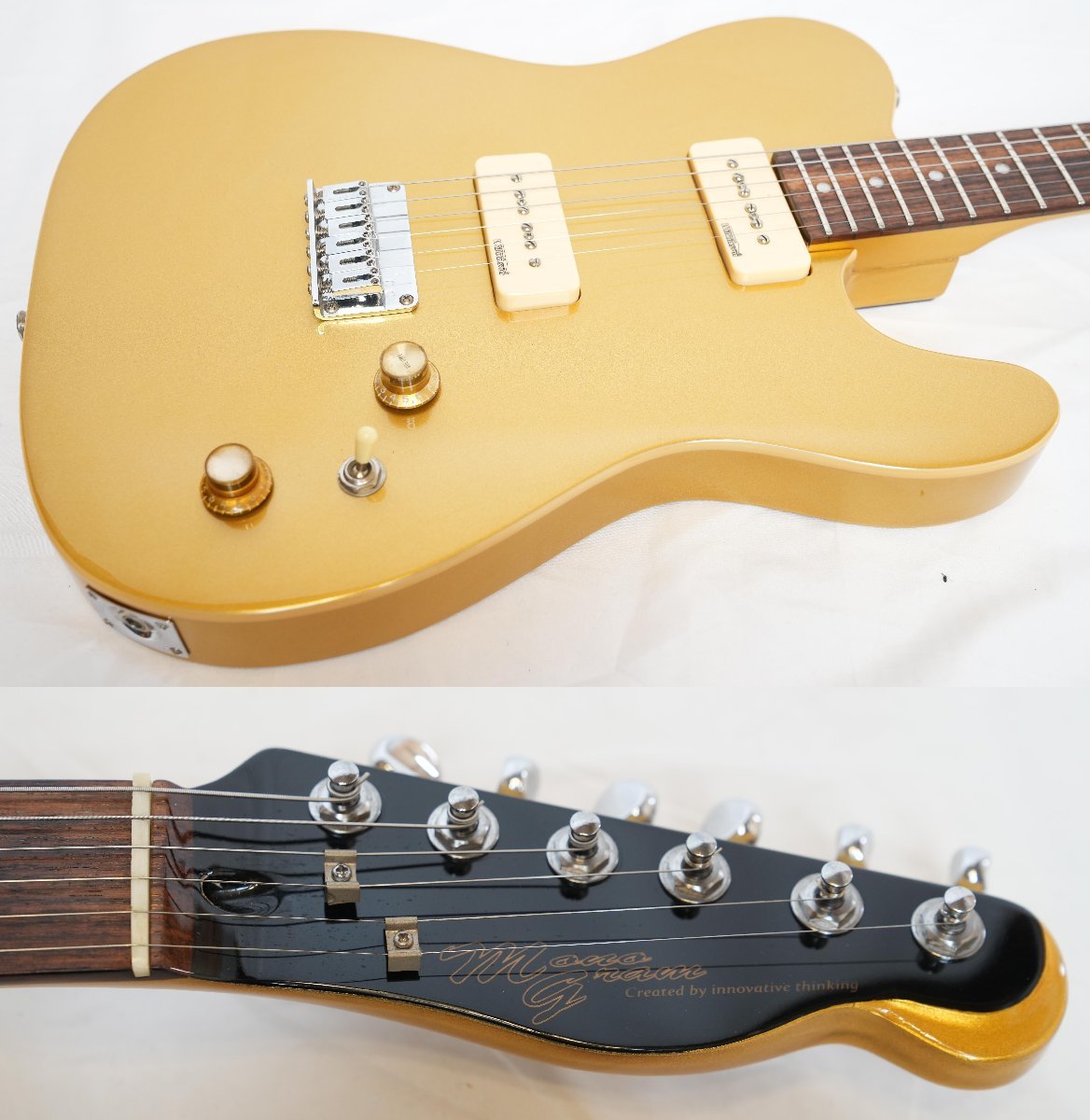 ■MonoGram TELECASTER GOLD TOP テレキャス P 90 □MonoGram TELECASTER GOLD TOP テレキャス P 90 - メルカリ