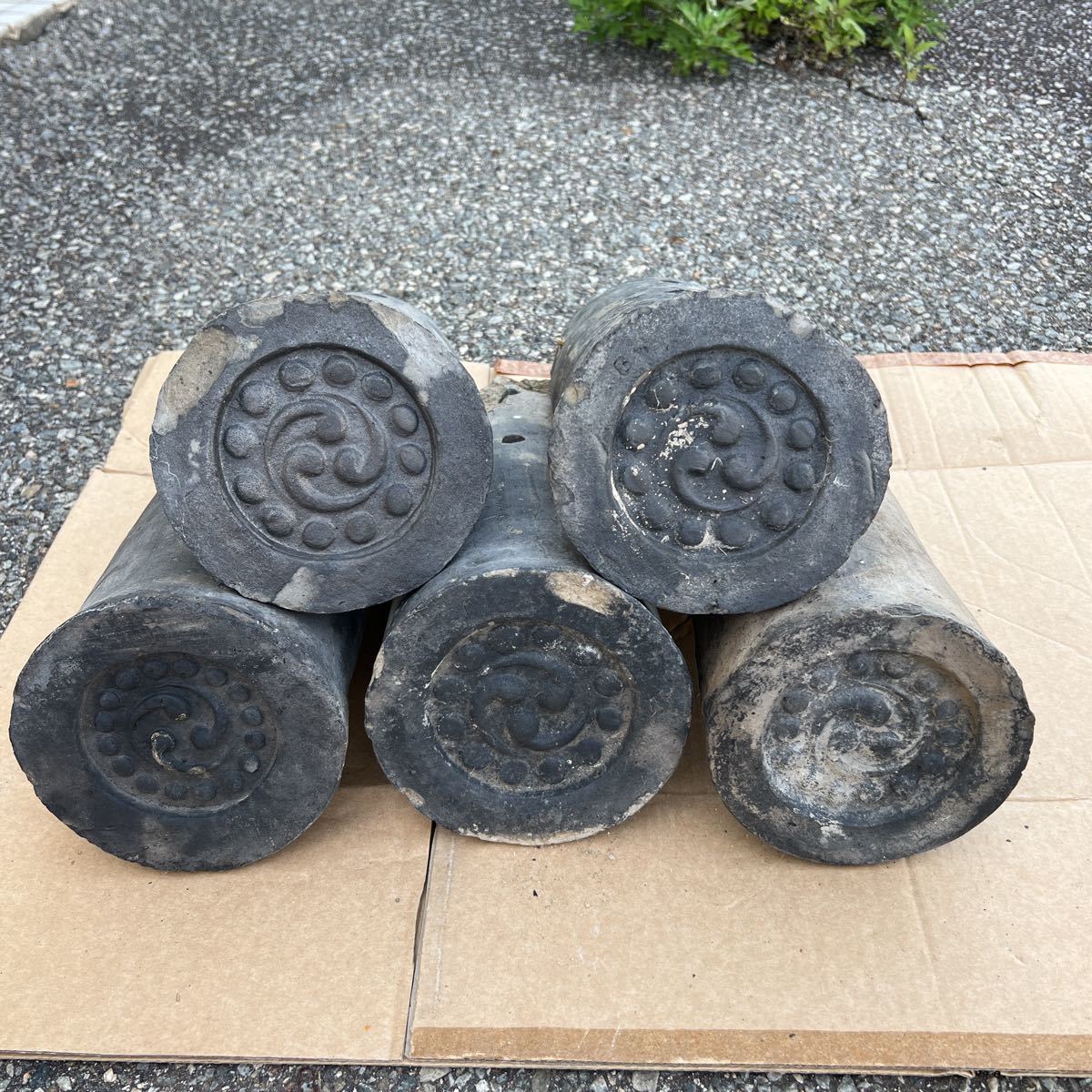 ② 菊に波 巴瓦 ② 菊に波 巴瓦 ① 菊に波