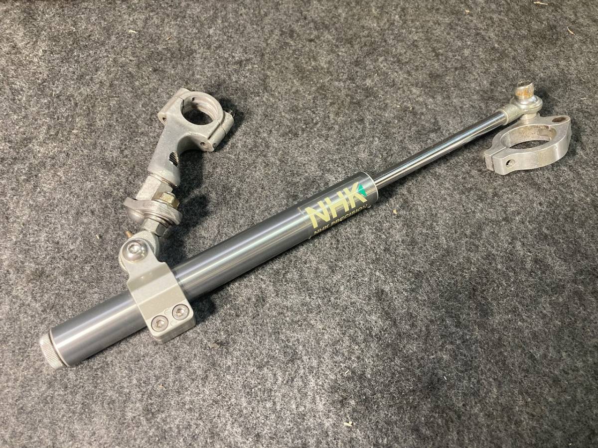 当時物 汎用 ステアリング ダンパー クランプ φ 37.5 アルミ ステー ポスト ブラケット の落札情報詳細 ヤフオク落札価格情報 オークフリー