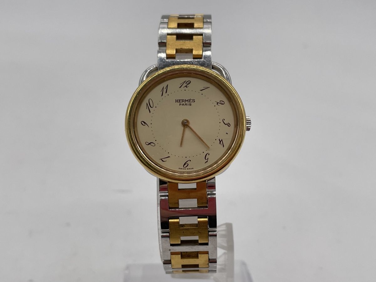 HERMES 】腕時計 WATARRESISTANT QUARTZ eva.gov.co