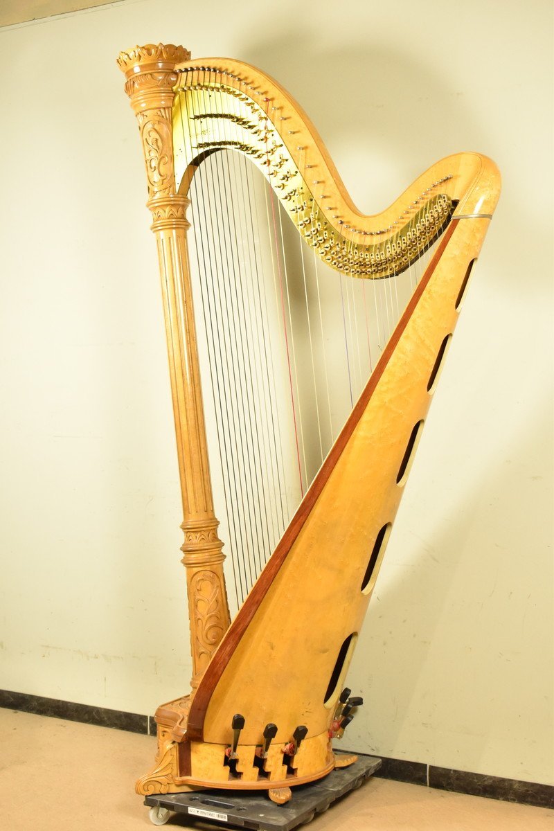 【やや傷や汚れあり】★直接引取限定★ Aoyama Musa 47C 青山ハープ ペダルハープ ★の落札情報詳細 ヤフオク落札価格検索