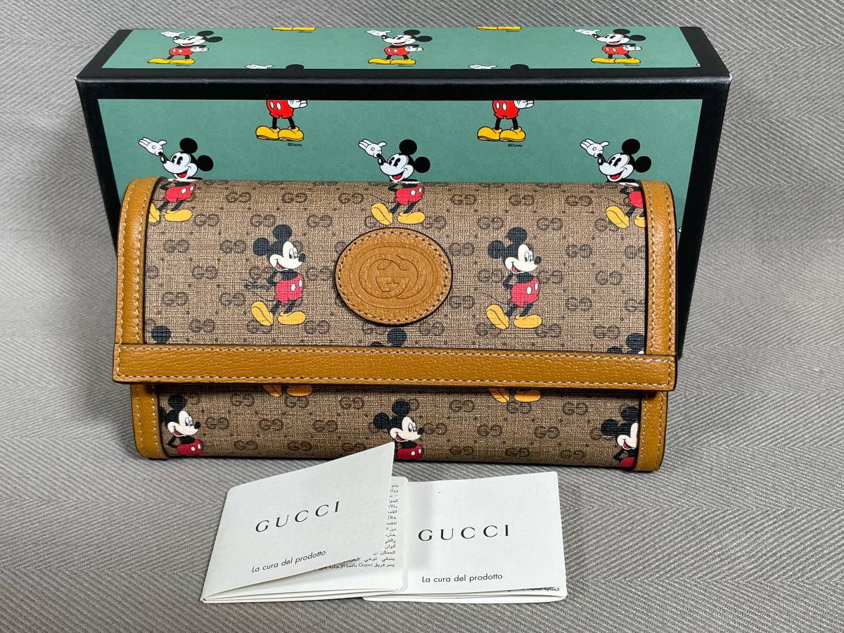 GUCCI×Disney（ミッキー ）財布　箱付き 楽天市場】グッチ/GUCCI 財布 メンズ CNY DISNEY (ディズニー) x GUCCI