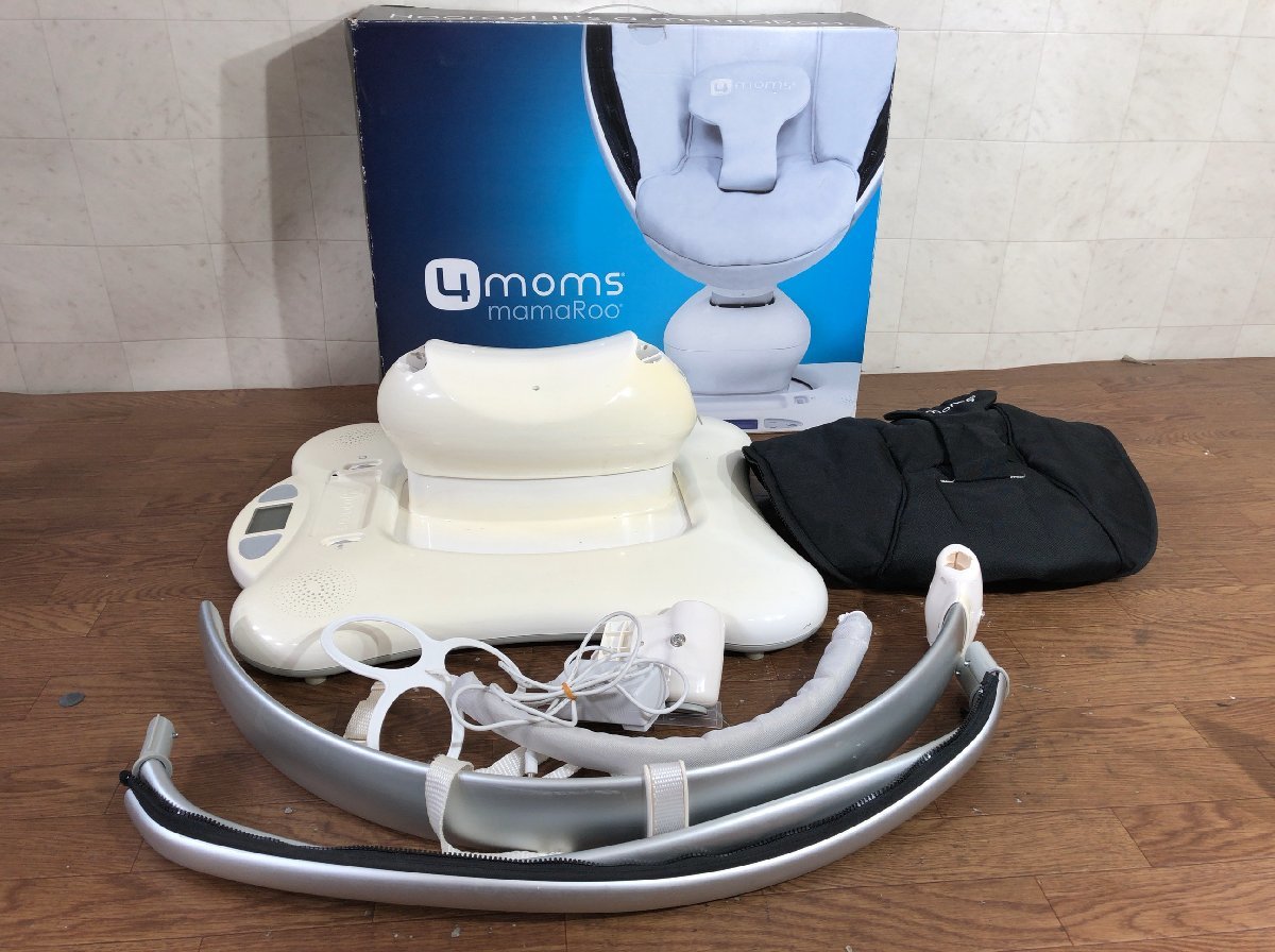 【やや傷や汚れあり】4moms mamaroo 4M00500 電動バウンサー D076M059 の落札情報詳細 ヤフオク落札価格情報