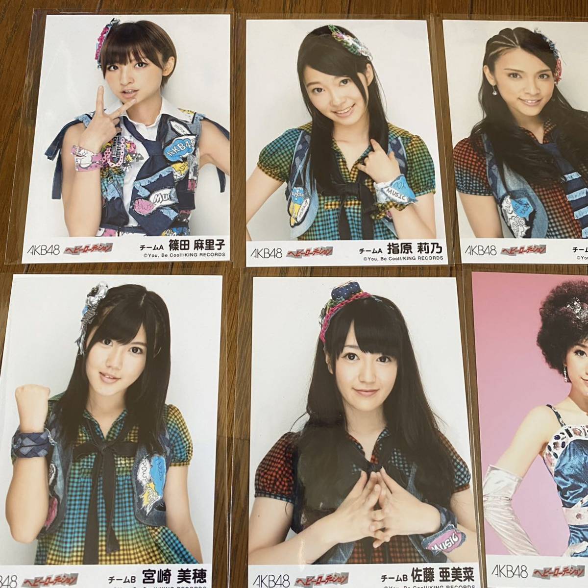 目立った傷や汚れなし】AKB48 ヘビーローテーション 生写真 セット