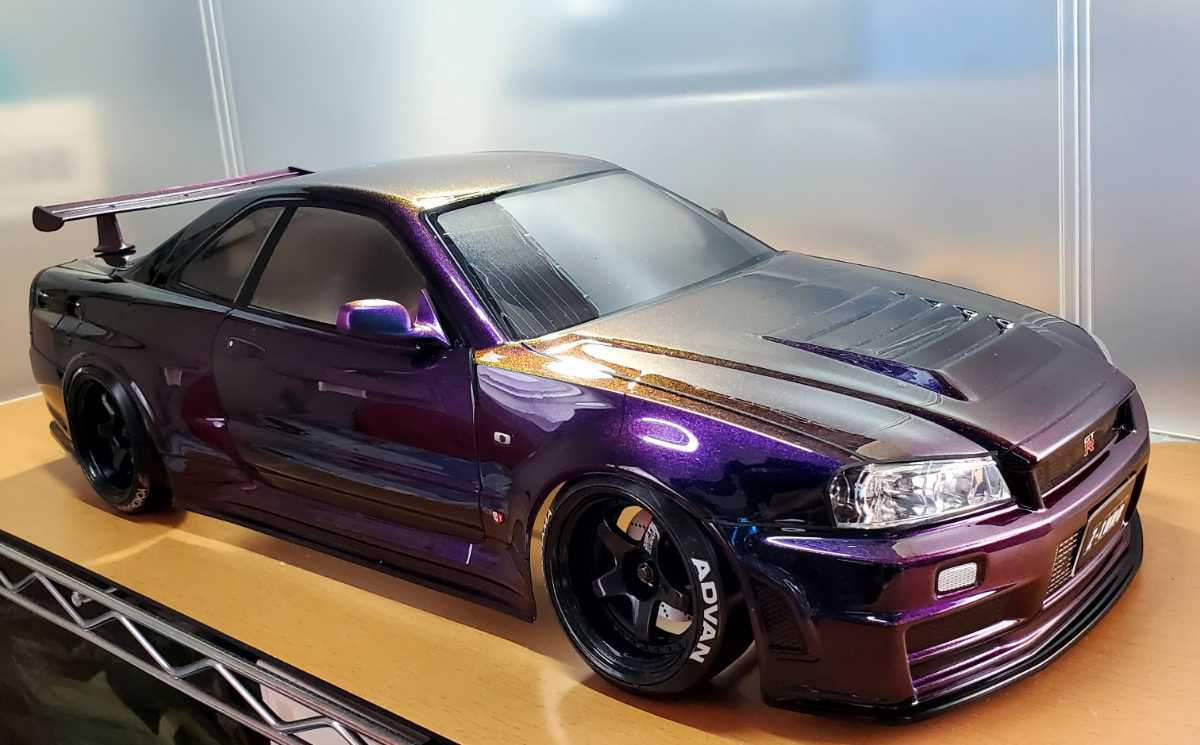 未使用】タミヤ 1/10 スカイラインGT-R（R34）NISMOZチューン