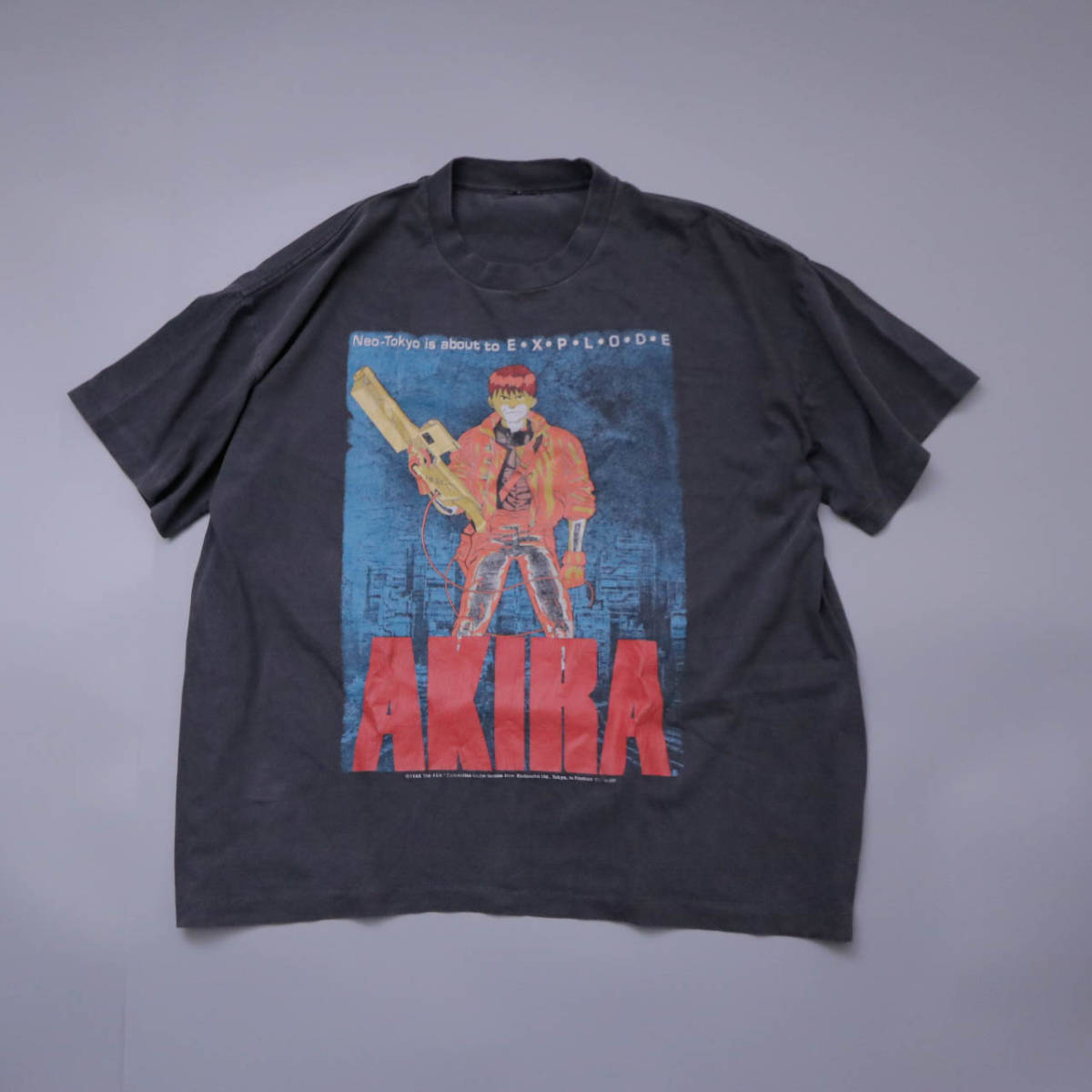 美品】80s AKIRA 鉄雄 長袖 Tシャツ ロンT ビンテージ アキラ 大友克洋 美品】80s AKIRA 鉄雄 長袖 Tシャツ ロンT ビンテージ アキラ 大友克洋