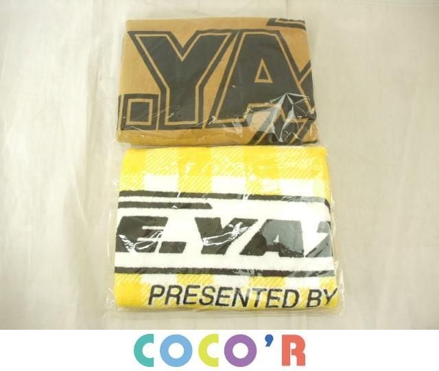 E.yazawa 矢沢永吉　筆ロゴ　希少品　バスタオル ビーチタオル　ドラゴン E.yazawa 矢沢永吉 筆ロゴ 希少品 バスタオル ビーチタオル