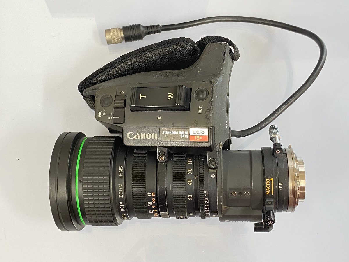 Objectif Canon Broadcast IF XS J16ax8B4 IRS SX12 – 8mm-128mm, 1:1.8