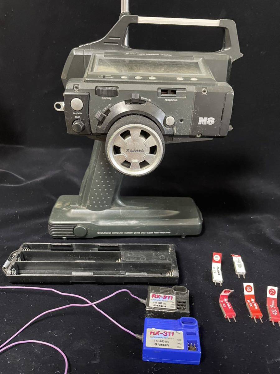 サンワ プロポ 送信機、受信機 M11R シンセサイザー仕様