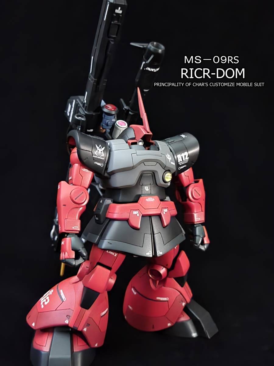 MG シャア専用 リックドム 塗装 改修品 MG シャア専用 リックドム 改修 塗装済み 完成品 | ハピネス工房