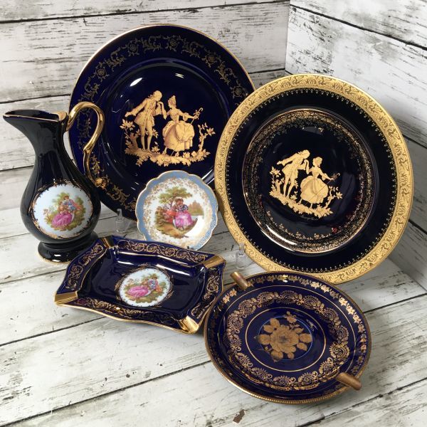 Leclair Limoges ルクレアーリモージュ 大皿 アンティーク Leclair