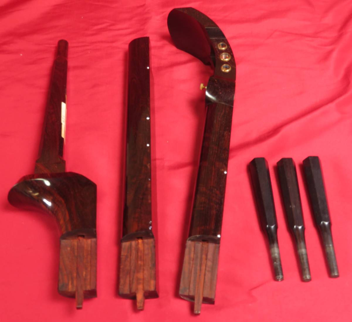 【目立った傷や汚れなし】[美品]すぐ弾ける！五厘大中棹1寸詰民謡三味線セット 東サワリ 両犬張替え済み 撥・ハードケース他付きの落札情報詳細 ...