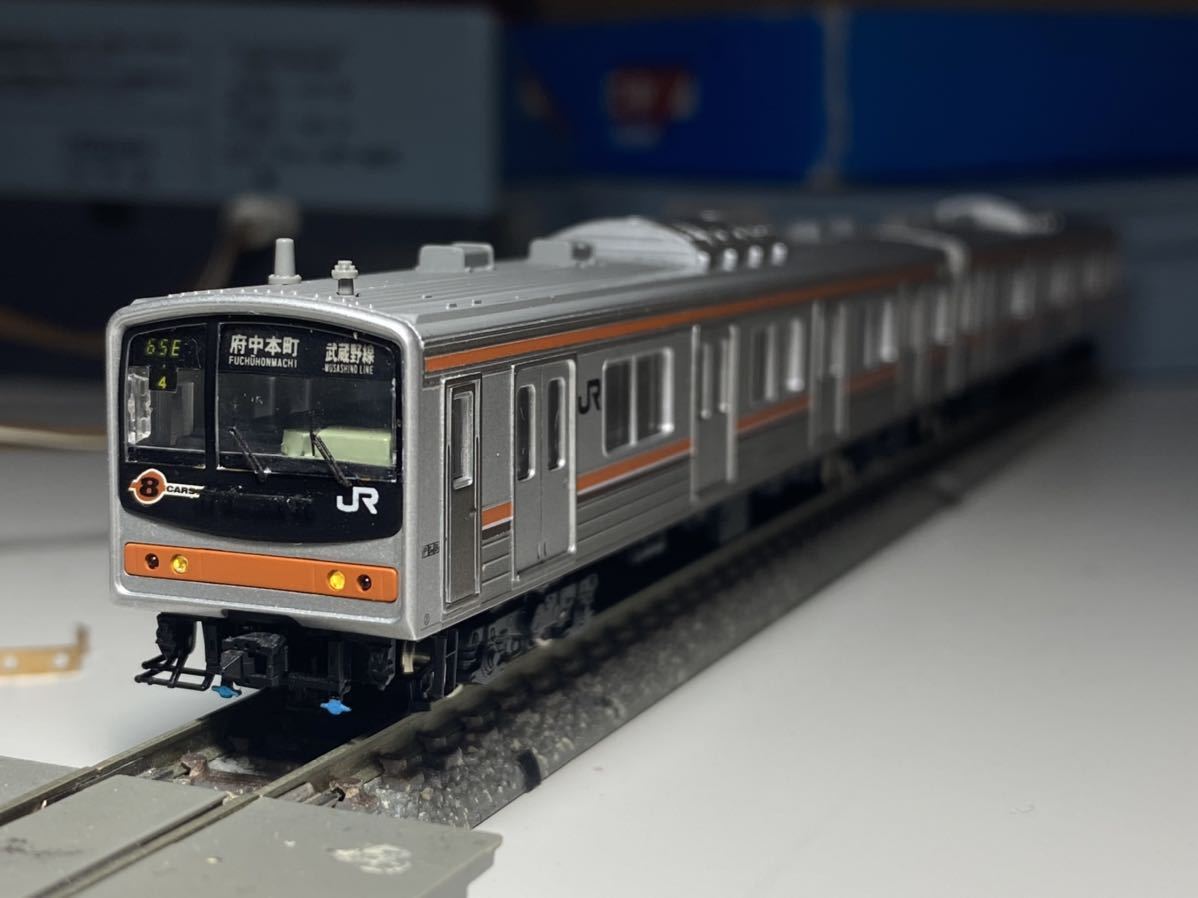 ジャンク_カトー(KATO)10-186AB 205系 武蔵野線8両セット_加工有_