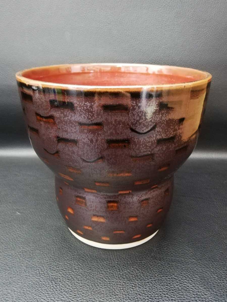 ✨未使用品✨ 青木修 高田焼 象嵌入 茶碗 無傷 共箱付き 栞あり ✨未使用品✨ 青木修 高田焼 象嵌入 茶碗 無傷 共箱付き
