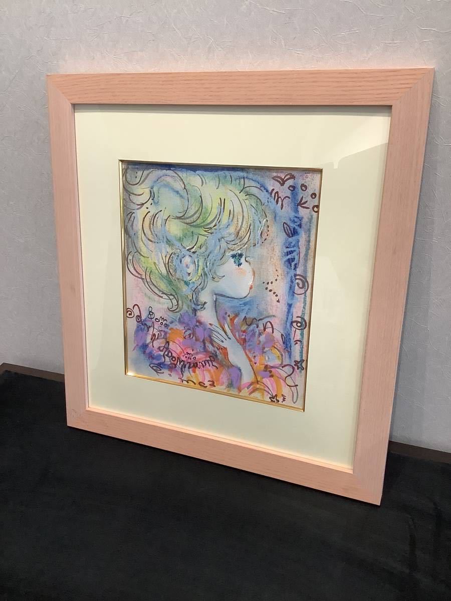 水森亜土 直筆サイン レア○水森亜土先生直筆イラスト＆サイン