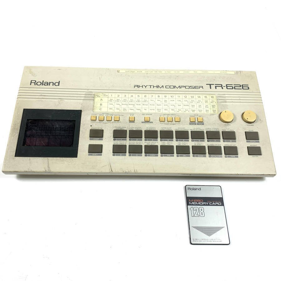 【傷や汚れあり】Roland TR-626 リズムマシン メモリーカード付き★現状品の落札情報詳細 - ヤフオク落札価格検索 オークフリー