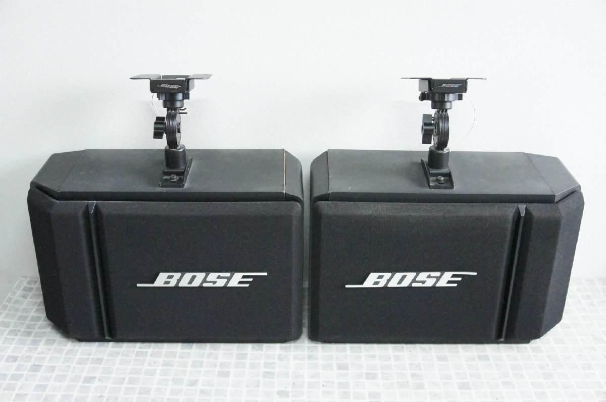 【良品】BOSE スピーカー 111AD 天井 壁掛け ブラケット付き BOSE 111AD + 純正天井ブラケット
