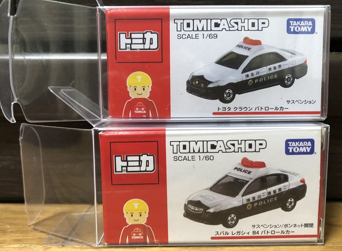 未使用】トミカショップ パトロールカー スバルレガシィ B4 トヨタ