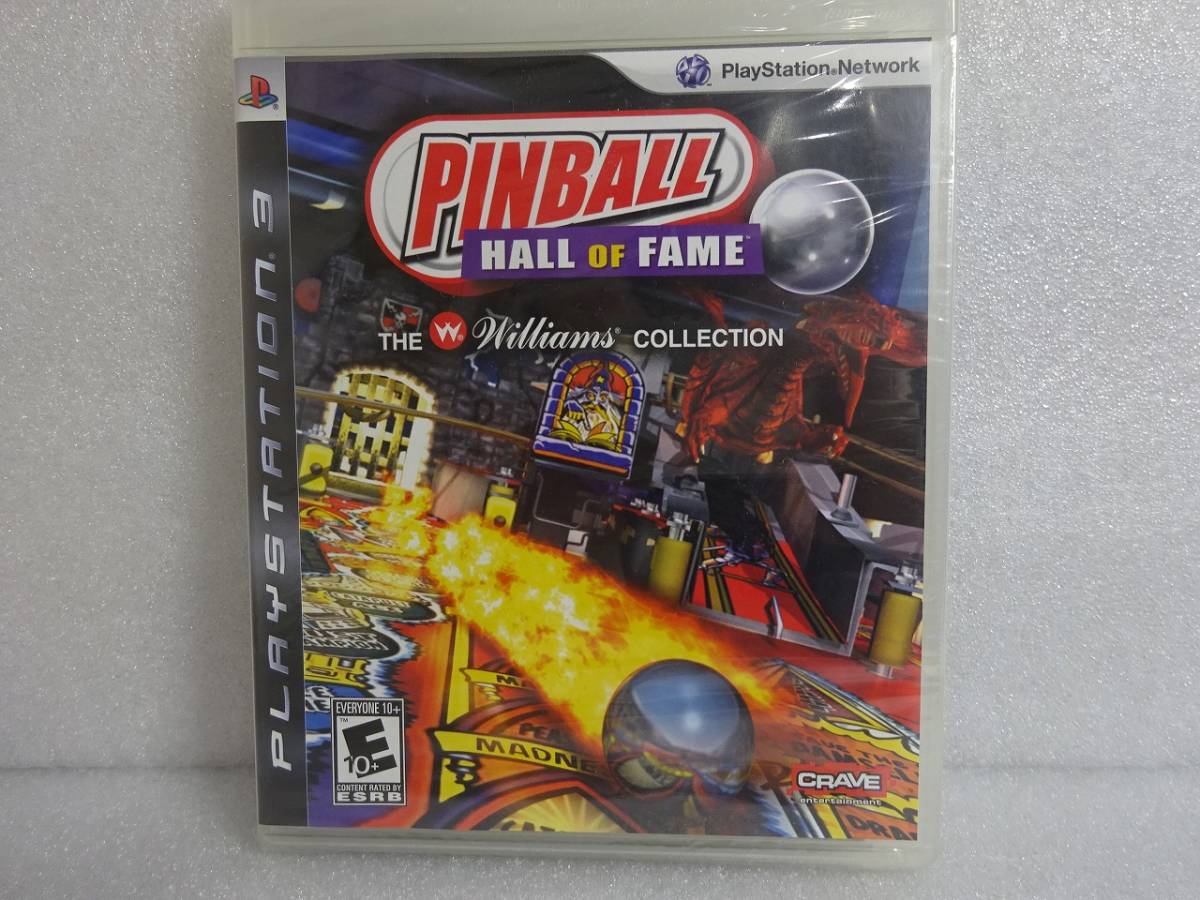 【未使用】未開封品 PS3 海外版 ピンボール PINBALL HALL OF FAME the Williams Collection