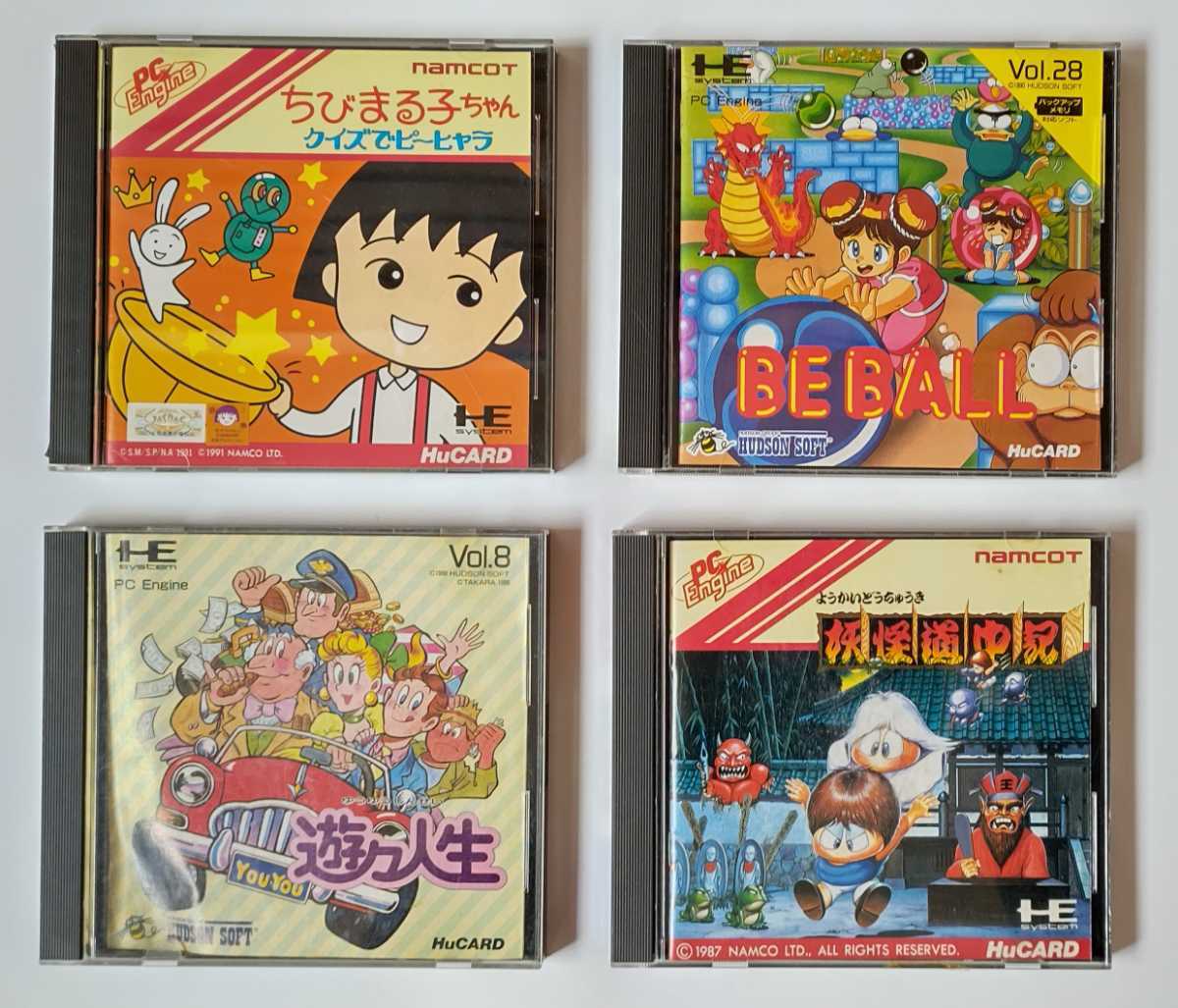 pcエンジン HuCARD まとめ（PCエンジン ゲームソフト Huカード 4 