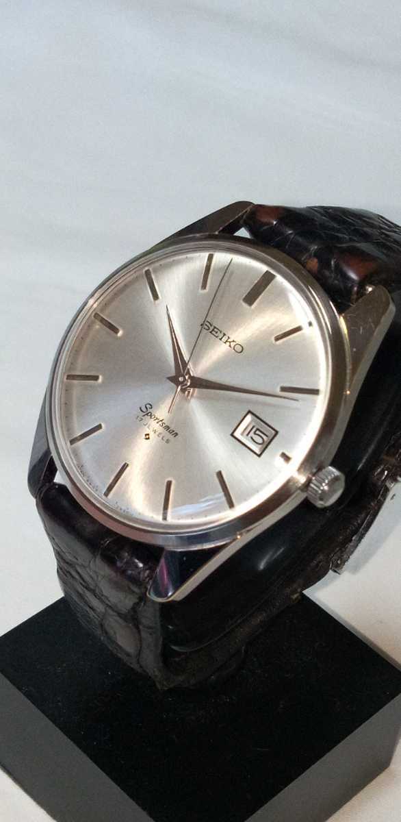 セイコースポーツマン　稼働中 SEIKO スポーツマン17 機械式 稼動品