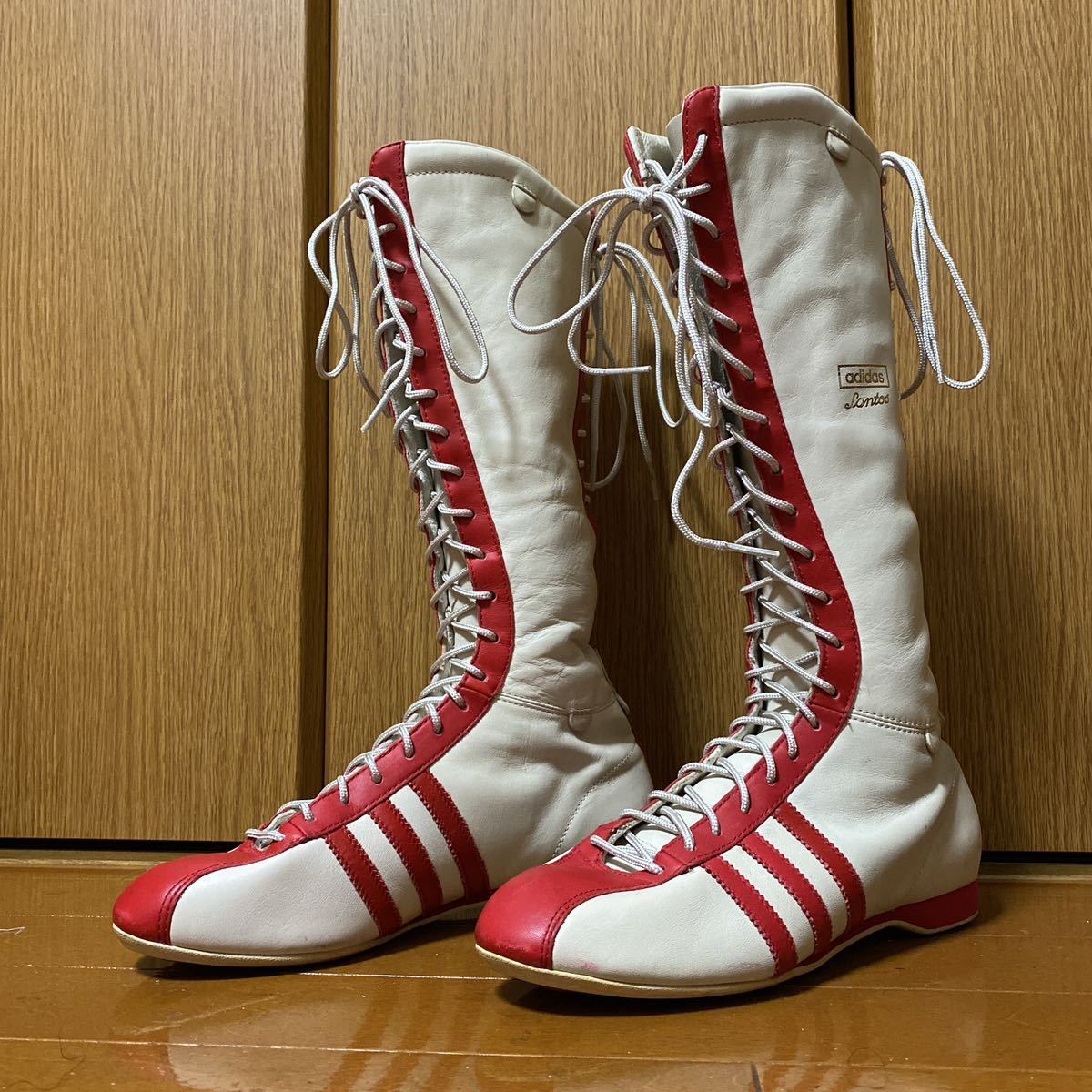 【希少/廃盤】adidas Lantos リングシューズ ボクシングシューズ 希少/廃盤】adidas Lantos リングシューズ 23.5cm