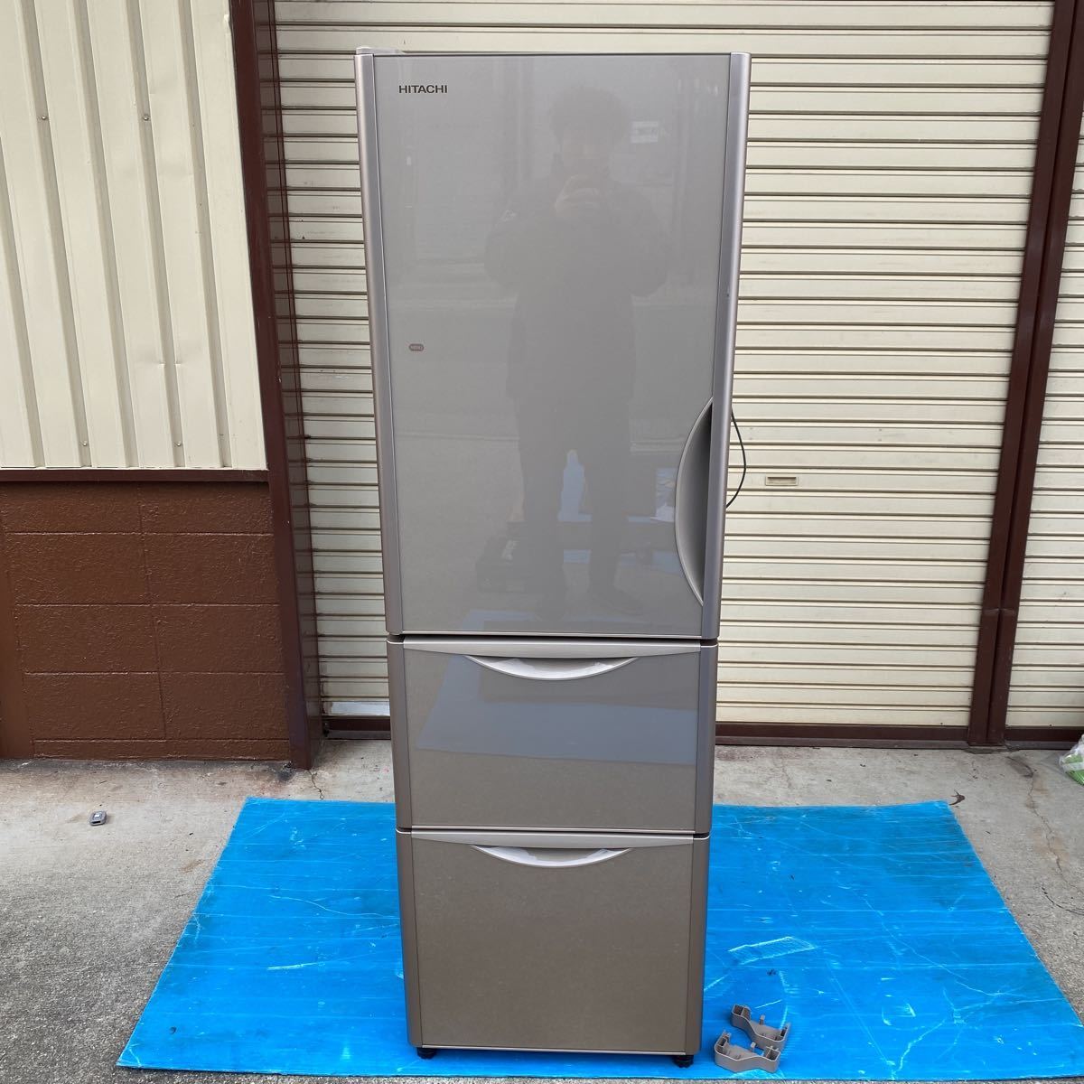 日立 HITACHI 冷凍冷蔵庫 R-SF43WM 2007年製 430L 6ドア