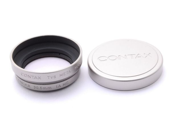Bouchon D'objectif Métal Contax K-34 Pour Contax T3 TVS – état Proche Neuf – Japon