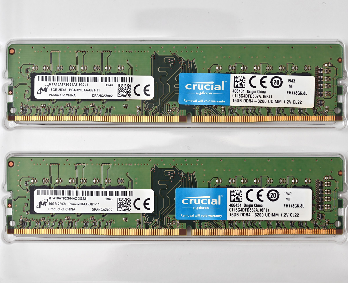 Crucial CFD DDR4 3200 メモリ 32GB (16GB×2枚) DDR4 32GB (16GB×2枚)
