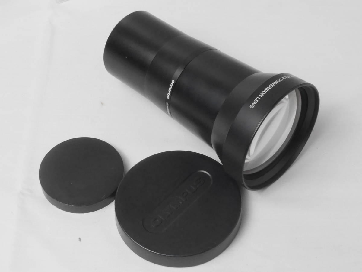 【傷や汚れあり】OLYMPUS 1.7TELE CONVERSION LENS + CONVERSION LENS ADAPTER CLA