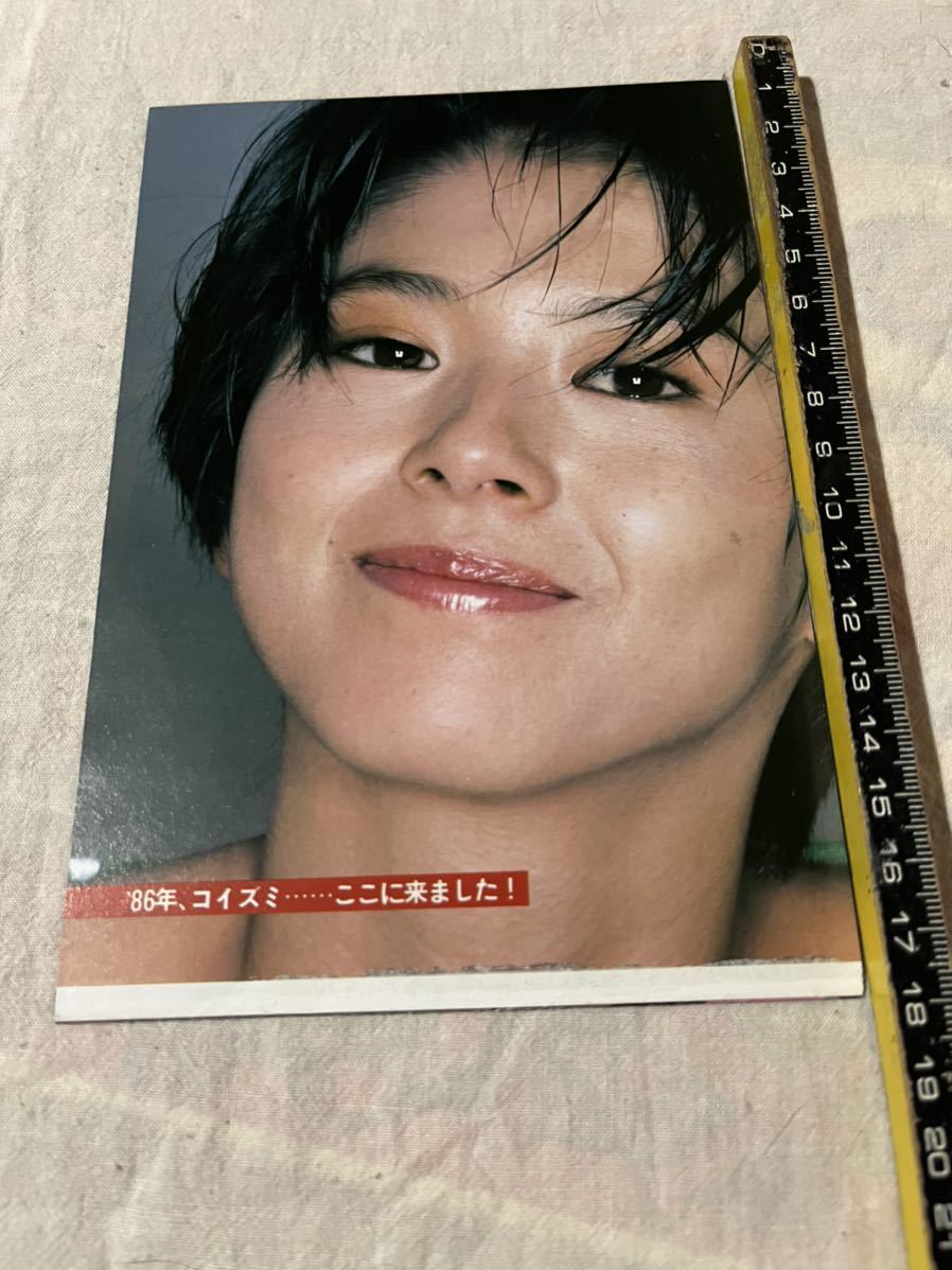 目立った傷や汚れなし】☆ 小泉今日子 付録 ピンナップ ミニ フォト