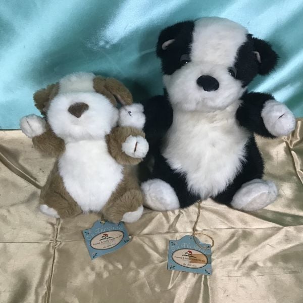 On The Grass 犬　ぬいぐるみ　2コセット 中古品 On The Grass 犬 ぬいぐるみ 2コセット 中古品 ぬいぐるみ