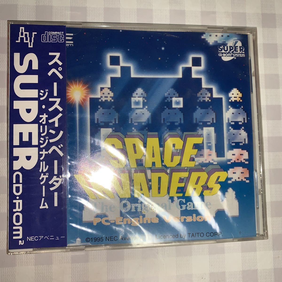 未使用】PCエンジン 未開封 スペースインベーダー -ジ・オリジナル 