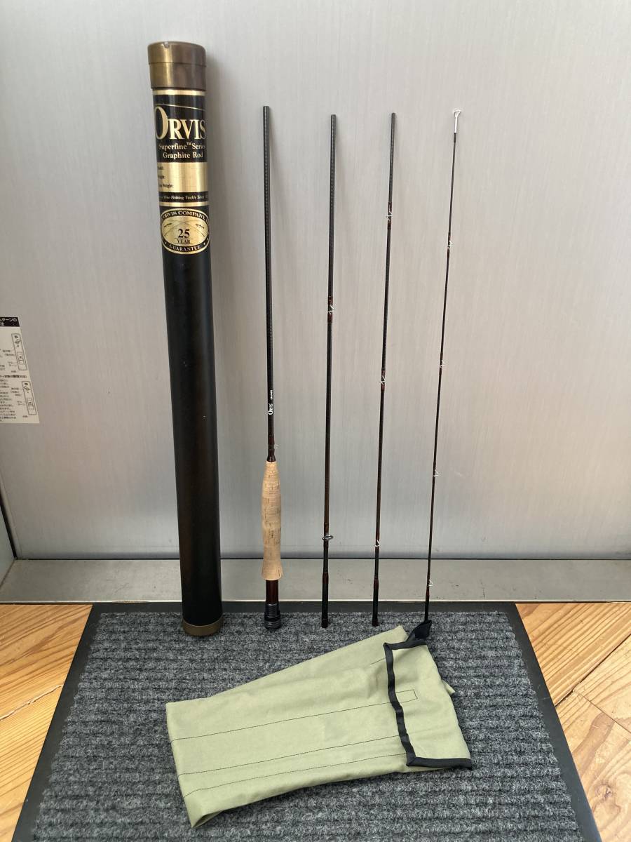 【傷や汚れあり】ORVIS Fly Fishing Rod 8' 4pc TIGHTLOOP 2 3/4oz 4 LINE USED