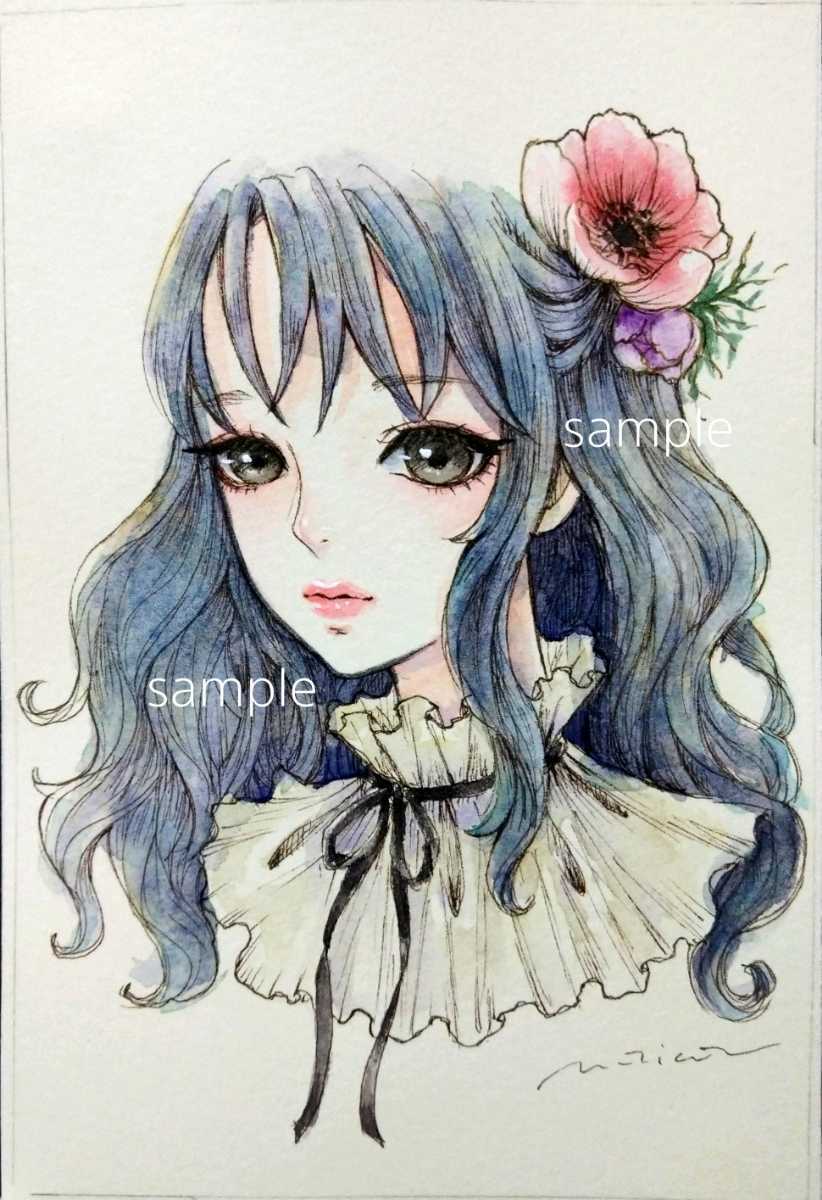 専用 絵画 肉筆原画 ドローイング 和装 A4 水彩画 美人画 手描きイラスト 専用 絵画 肉筆原画 ドローイング 和装 A4 水彩画 美人画 手描き