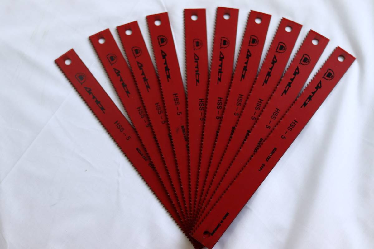 【目立った傷や汚れなし】[未使用品] 鉄工用 HSS マシンソー 弓鋸 ハックソー 替刃 350x25x1.6 10zの落札情報詳細 ...