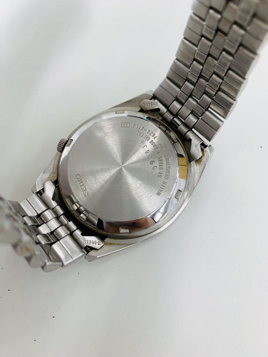 目立った傷や汚れなし】セイコー5 フルーテッドベゼル seiko5